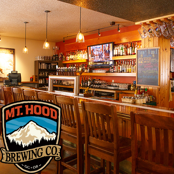MT. HOOD BREWING CO. GOVY BAR WITH LOGO